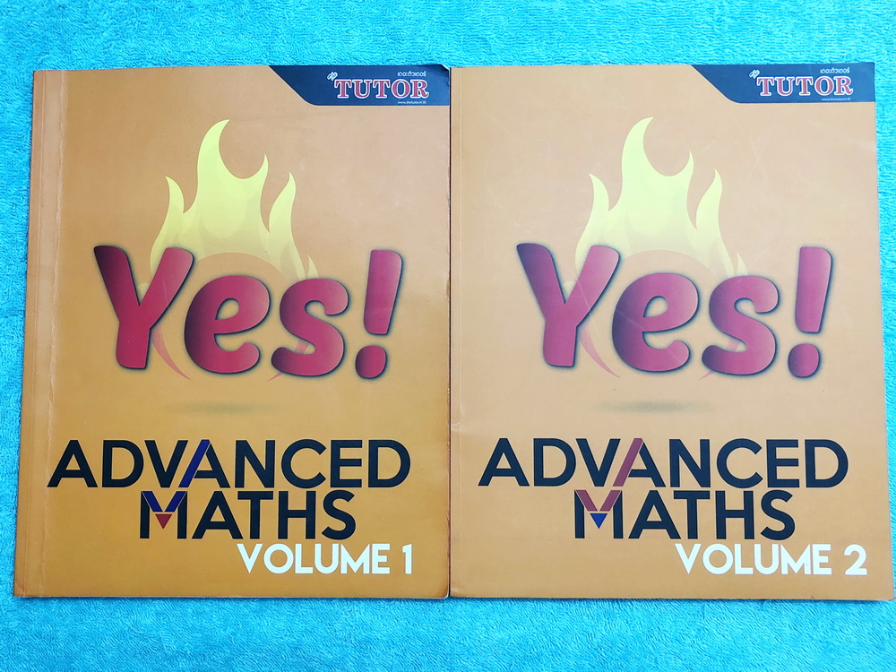 ►พี่ตุ้ยเดอะติวเตอร์◄ หนังสือกวดวิชา Advanced Maths เล่ม 1+2 รวมโจทย์คณิตศาสตร์ระดับยากครบทุกบท เหมาะสำหรับเด็กที่มีพื้นฐานดี เล่ม 1 จดครบเกือบทั้งเล่ม จดละเอียดมาก เล่ม 2 มีจดบางหน้า ข้อที่ไม่ได้จดไม่มีเฉลย ในหนังสือมีจดเทคนิคลัดของอาจารย์เยอะมาก มีจดเน้