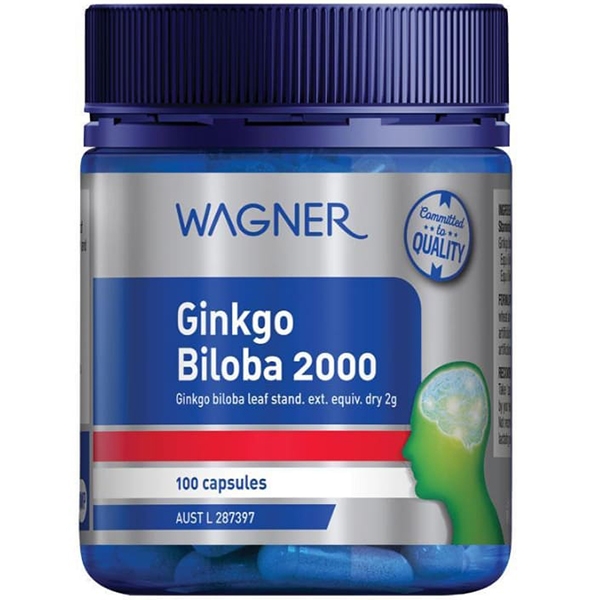 พร้อมส่ง ใบแป๊ะก๊วย Wagner Ginkgo Biloba 2000 mg