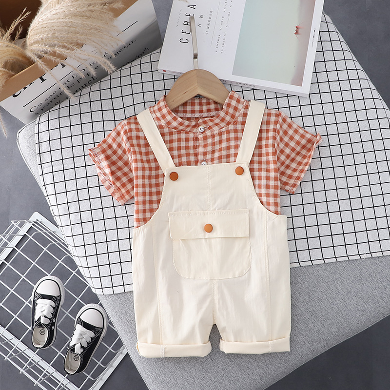 ha1324 เสื้อ+กางเกงเอี๊ยม size 80-120 จำนวน 5 ตัวต่อแพ็ค