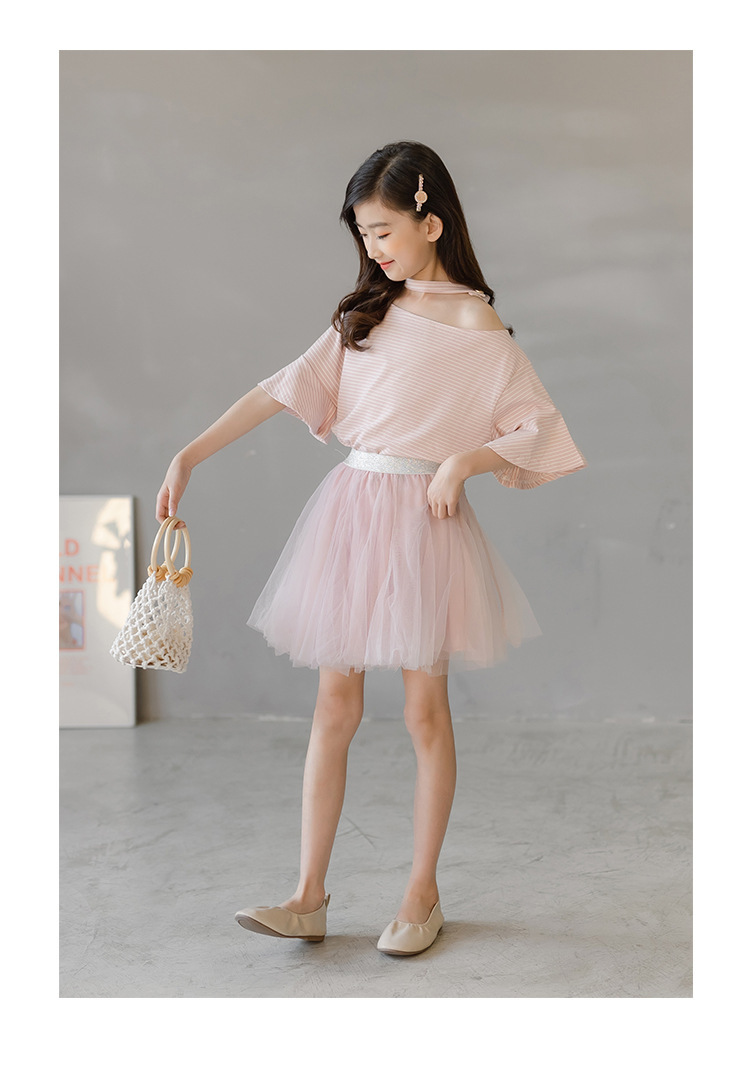 dr4898 เสื้อ+กระโปรง เด็กโต 3 ตัวต่อแพ็ค 110-170 (เลือกไซส์ได้ให้ครบแพ็ค)