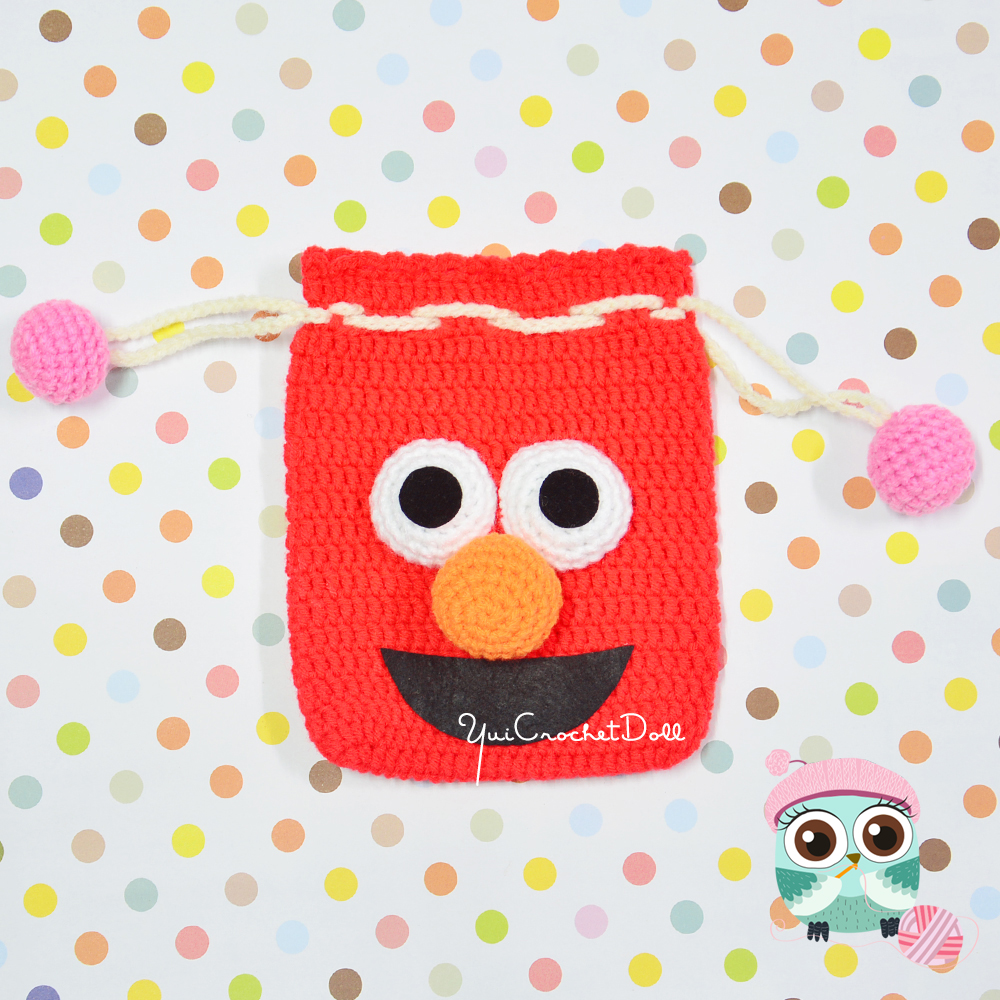 แพทเทิร์นกระเป๋าหูรูดไหมพรม ชุด 2 Drawsting crochet bag pattern Set 2