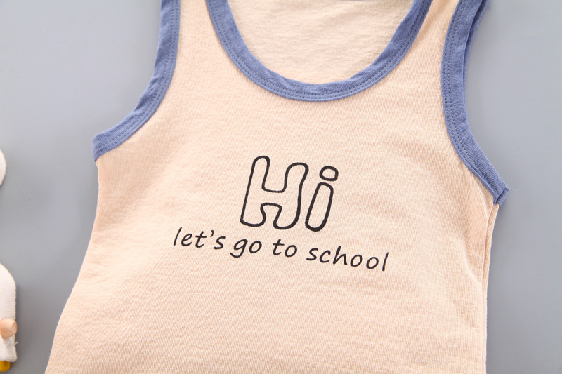 ha1701 เสื้อกล้าม+กางเกง size 80-110 จำนวน 4 ตัวต่อแพ็ค