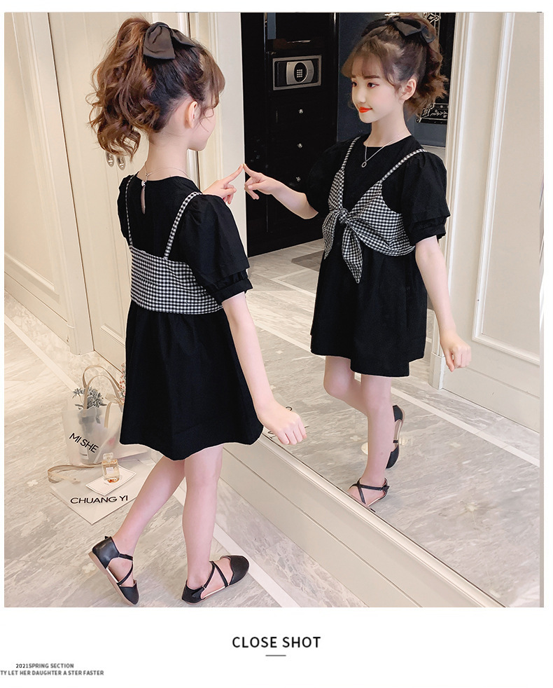 dr4919 เดรส เด็กโต 3 ตัวต่อแพ็ค 110-170 (เลือกไซส์ได้ให้ครบแพ็ค)