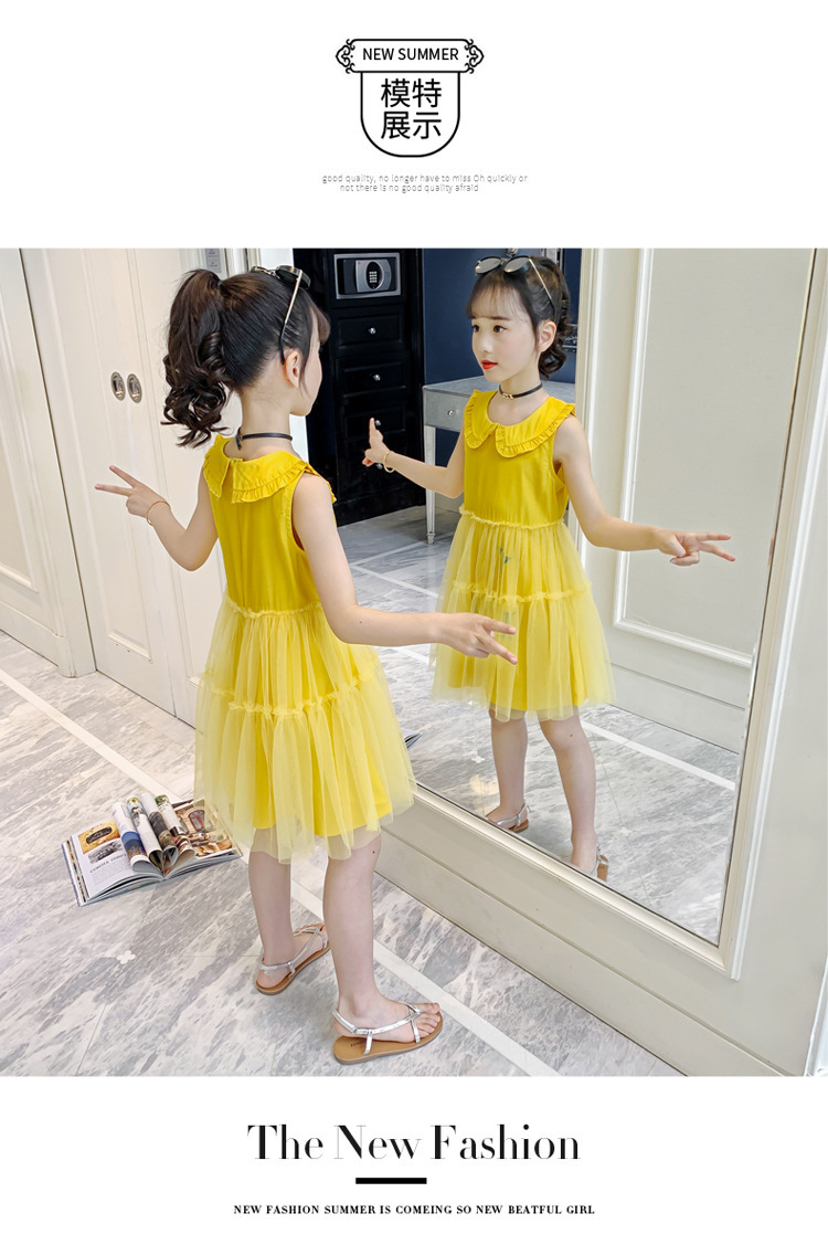 dr4973 เดรส เด็กโต 3 ตัวต่อแพ็ค 110-160 (เลือกไซส์ได้ให้ครบแพ็ค)