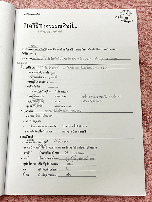 ►ครูหญิง◄ ปรับพื้นฐานภาษาไทย เล่ม 1+2 สรุปหลักภาษา และหลักการใช้ไวยากรณ์ในวิชาภาษาไทย มีหลักการสังเกต และหลักการทำโจทย์เยอะมาก เหมาะสำหรับนักเรียนชั้น ม.ต้น และนักเรียนที่กำลังเตรียมสอบเข้า ม.4 เล่ม 1 จดครบเกือบทั้งเล่ม จดละเอียด เล่ม 2 จดบางหน้า จดละเอีย