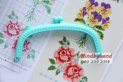 ปากกระเป๋าปิ๊กแป๊กพลาสติก ขนาด 6 นิ้วกว่าๆ