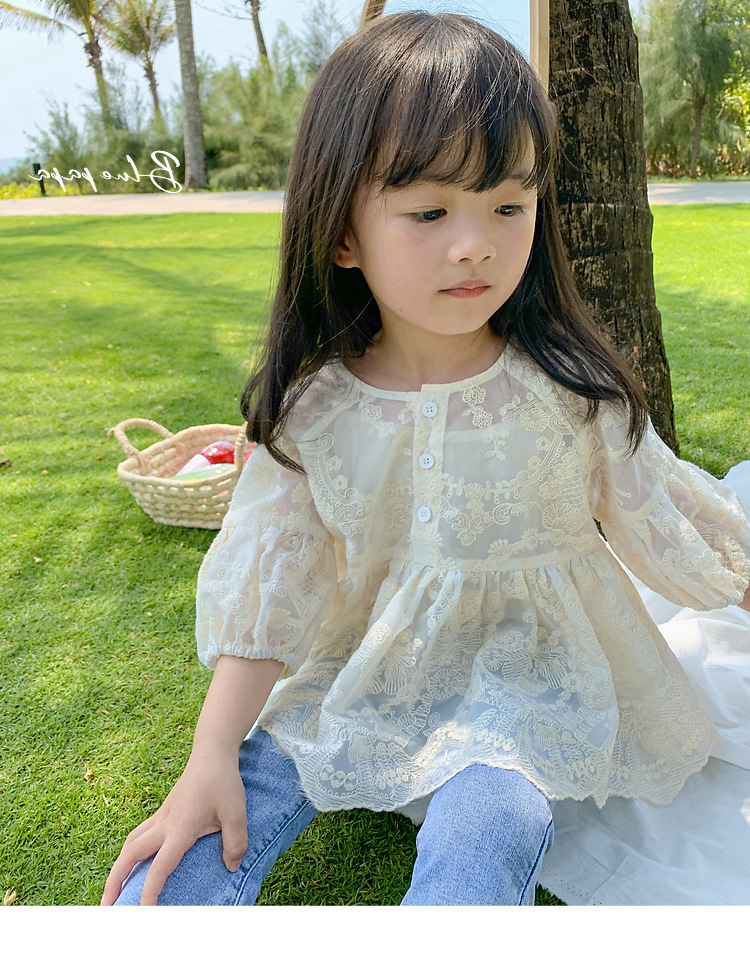 yy68 เสื้อลูกไม้ size 7-15 5 ชุดต่อแพ็ค (เลือกไซส์ได้ ให้ครบแพ็ค)