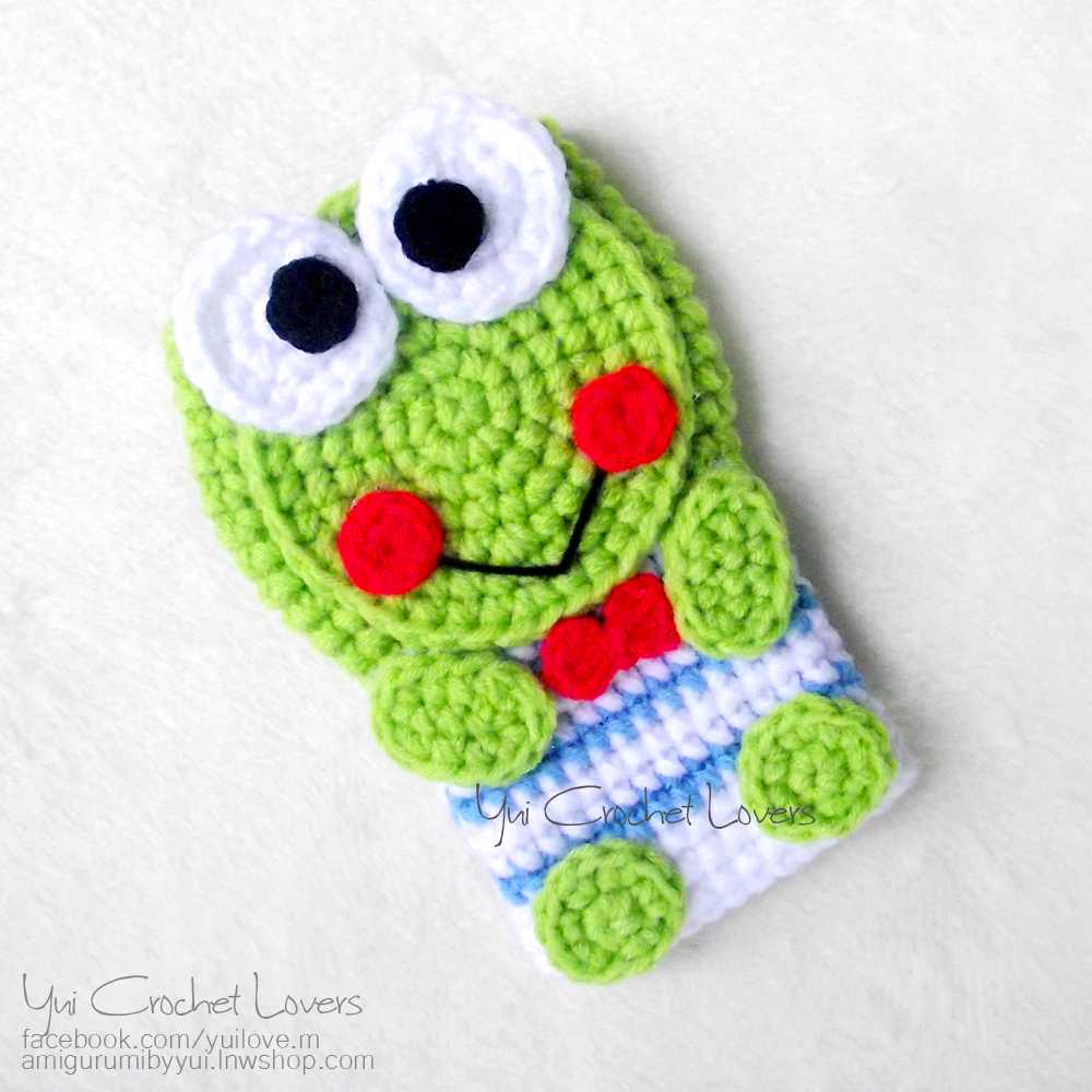 ซองใส่โทรศัพท์มือถือไหมพรม กบเคโระ