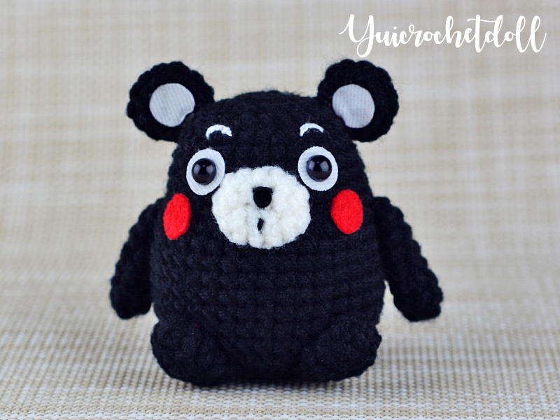ตุ๊กตาถักโครเชต์ คุมะมง Kumamon