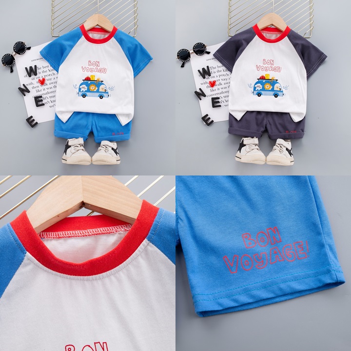 ha1498 เสื้อ+กางเกง size 80-120 จำนวน 5 ตัวต่อแพ็ค