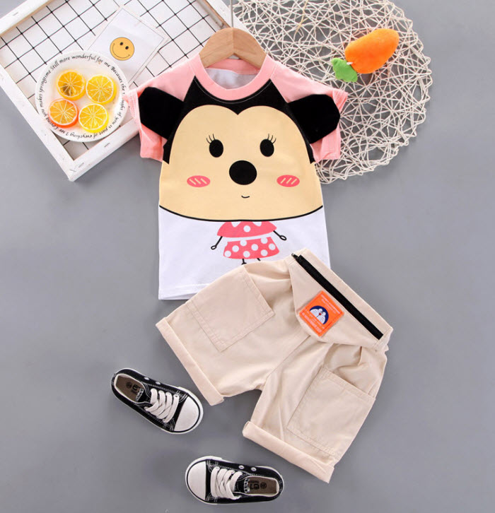 ha1271 เสื้อ+กางเกง size 80-110 จำนวน 4 ตัวต่อแพ็ค