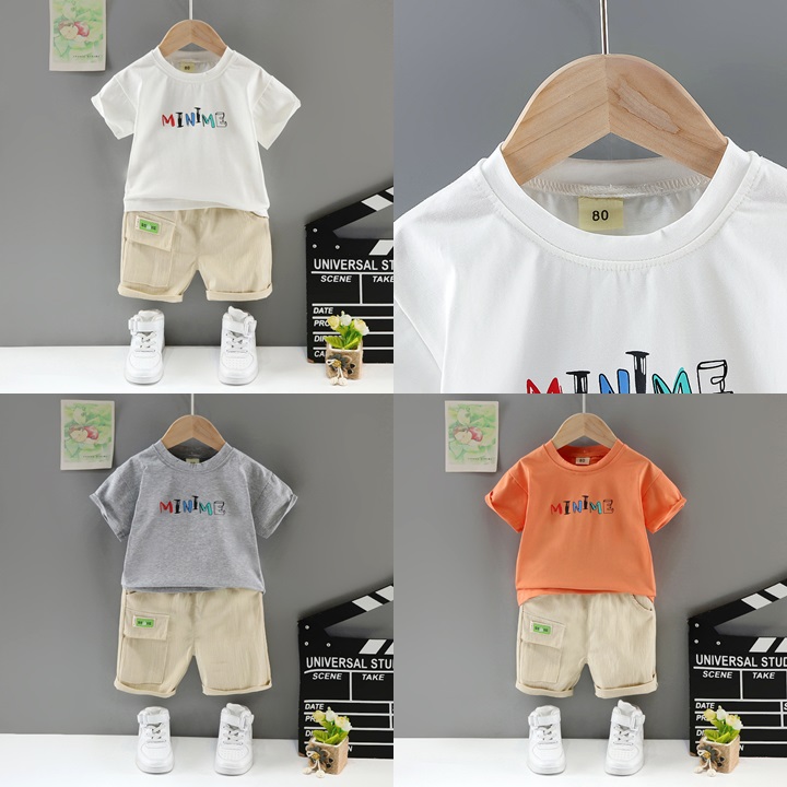 ha1697 เสื้อ+กางเกง size 80-110 จำนวน 4 ตัวต่อแพ็ค