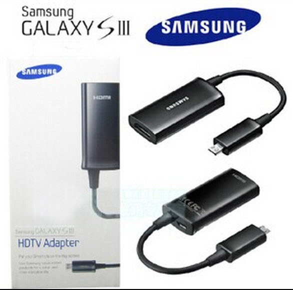 อแดปเตอร์ สายแปลง MHL Micro USB 11Pin Samsung Galaxy S3 S4 S5 i9300 Note 2 Note 3 เป็น HDMI