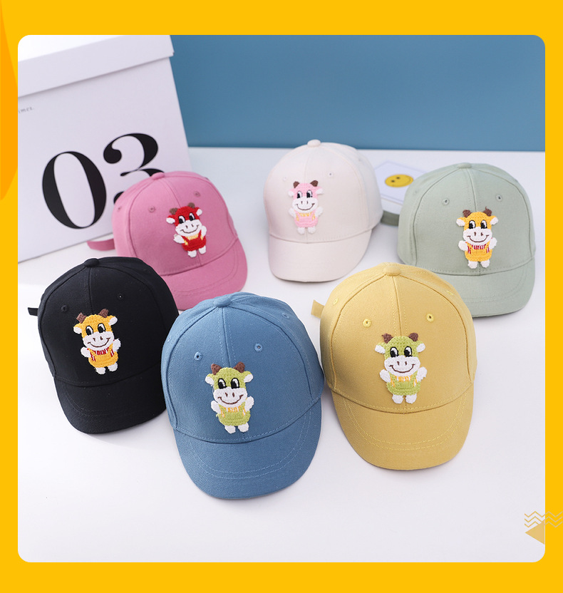 yu1829 หมวกเด็ก 5 ใบต่อแพ็ค **คละสี**