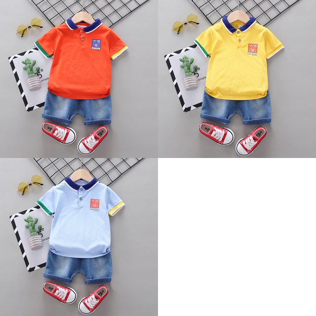 ha1592 เสื้อ+กางเกง size 80-110 จำนวน 4 ตัวต่อแพ็ค