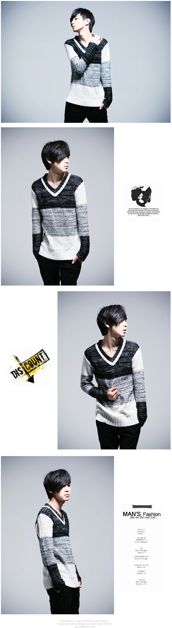 เสื้อผ้าผู้ชาย | เสื้อกันหนาว เสื้อแขนยาว แฟชั่นเกาหลี