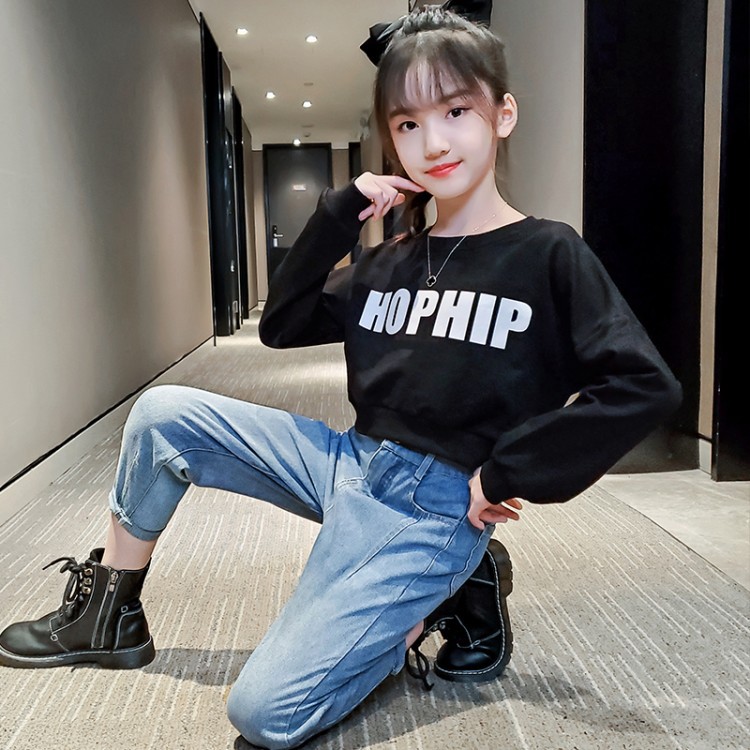 dr4494 เสื้อ+กางเกงยีนส์ เด็กโต 3 ตัวต่อแพ็ค 110-160 (เลือกไซส์ได้ให้ครบแพ็ค)
