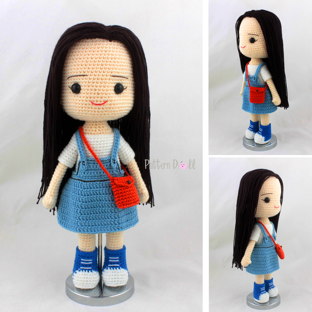 หนังสืองานฝีมือตุ๊กตาถักโครเชต์ชุดอาชีพ เซตที่ 1