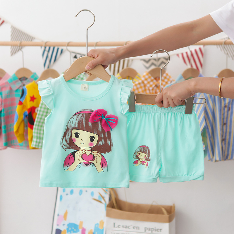 ha1567 เสื้อ+กางเกง size 80-110 จำนวน 4 ตัวต่อแพ็ค