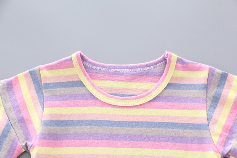 ha1040 เสื้อยืด+กางเกงเอี๊ยม size 80-110 จำนวน 4 ตัวต่อแพ็ค