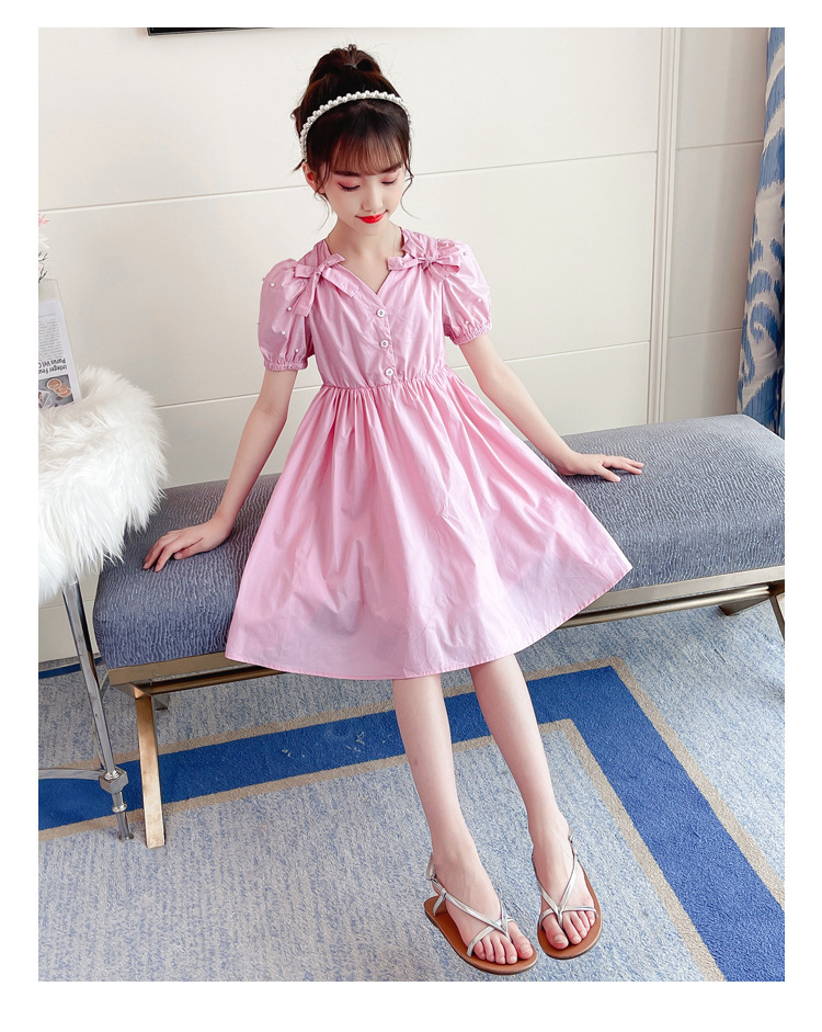 dr4999 เดรส เด็กโต 3 ตัวต่อแพ็ค 120-170 (เลือกไซส์ได้ให้ครบแพ็ค)