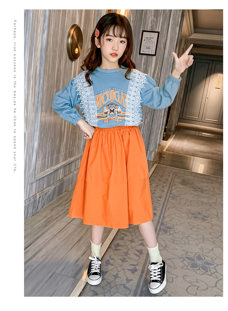 pa544 เสื้อแขนยาว+กระโปรง 120-170 จำนวน3 ตัวต่อแพ็ค (เลือกไซส์ได้ให้ครบแพ็ค)