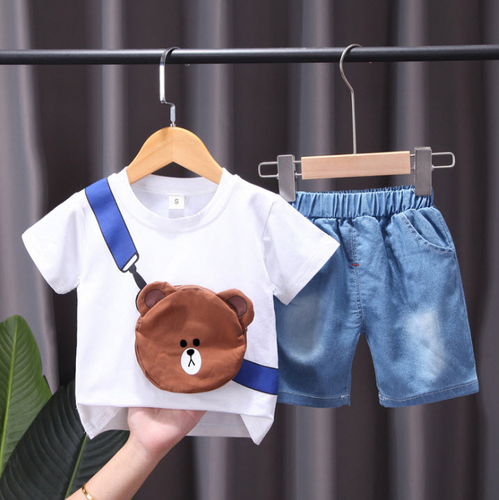ha1470 เสื้อ+กางเกง size 80-110 จำนวน 4 ตัวต่อแพ็ค
