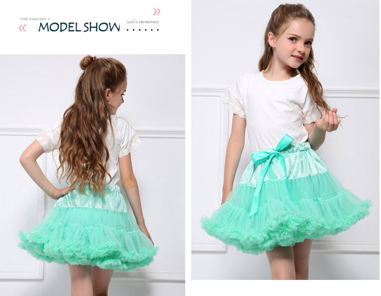 YL09 กระโปรง TUTU size XS-L จำนวน 4 ตัวต่อแพ็ค (เลือกไซส์ได้)