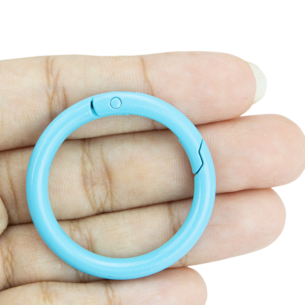 [ส่งจากไทย] MT64 ขนาด 40 มิล ตะขอพวงกุญแจห่วงล็อคแบบสปริง ทรงกลม อะไหล่พวงกุญแจ DIY Craft╭♥