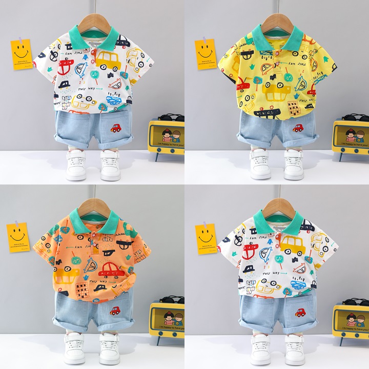ha1558 เสื้อ+กางเกง size 80-110 จำนวน 4 ตัวต่อแพ็ค