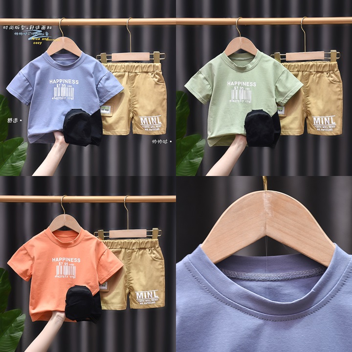 ha1577 เสื้อ+กางเกง size 80-110 จำนวน 4 ตัวต่อแพ็ค