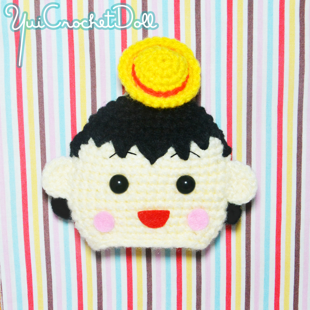 แพทเทิร์นที่ครอบพวงกุญแจ Crochet Key cover Pattern