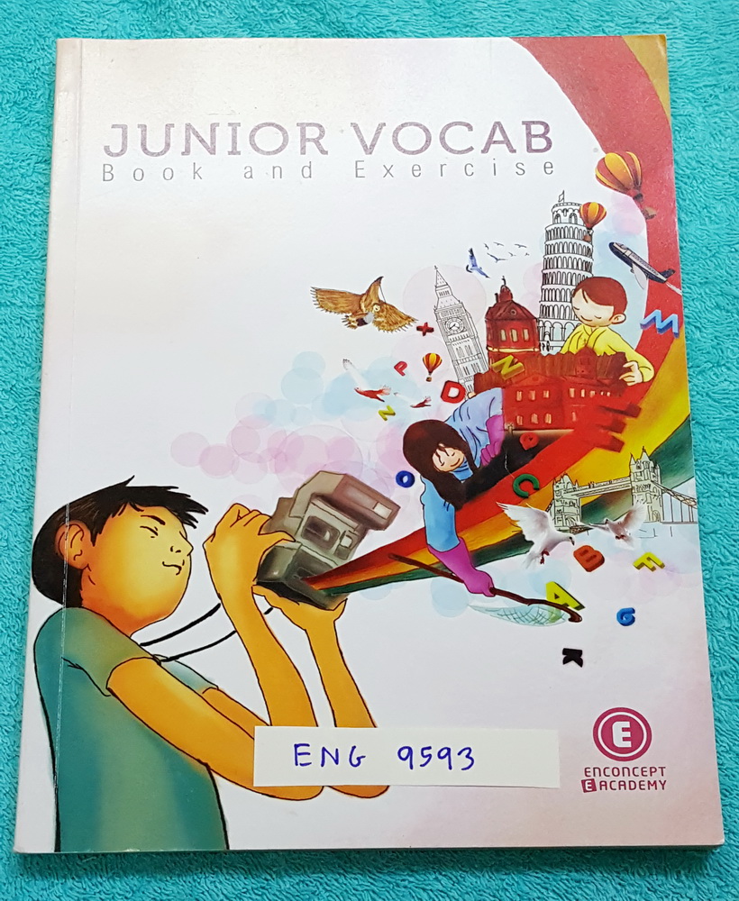 ►ครูพี่แนน Enconcept◄ ENG 9593 อังกฤษ ม.ต้น Junior Vocab Book and Exercises มีสรุปวิธีการดูคำศัพท์ การสังเกตการเดาความหมายคำศัพท์จากบริบท พี่แนนแยกคำศัพท์ออกเป็นหมวดหมู่ ทำให้จำศัพท์ง่าย มีโจทย์แนวข้อสอบเข้า ร.ร.เตรียมอุดม จดครบเท่าที่อาจารย์สอน จดละเอียด