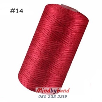 เชือกร่ม ขนาด 1.5 มิล สี 14 Deep Red
