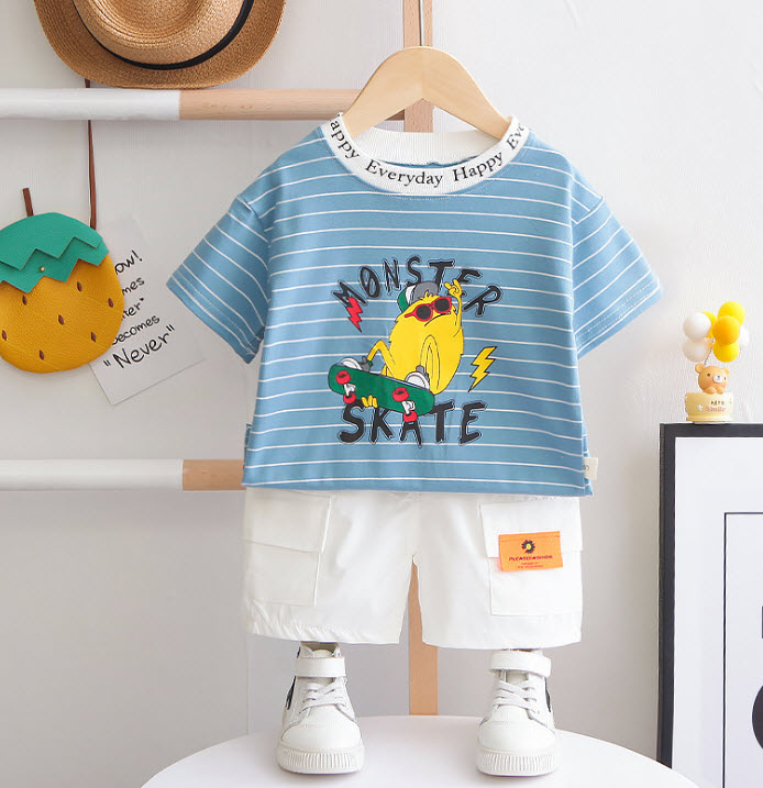 ha1283 เสื้อ+กางเกง size 80-110 จำนวน 4 ตัวต่อแพ็ค