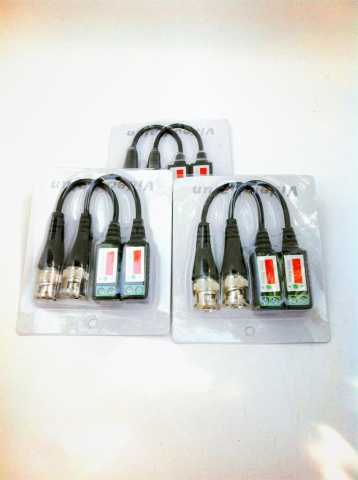 บาลัน UTP Passive Balun อแดปเตอร์แปลงหัว BNC เป็น UTP