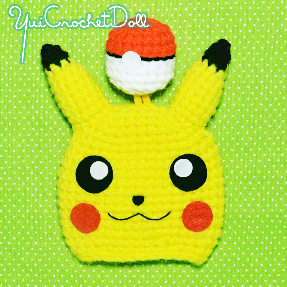 แพทเทิร์นที่ครอบพวงกุญแจ Crochet Key cover Pattern