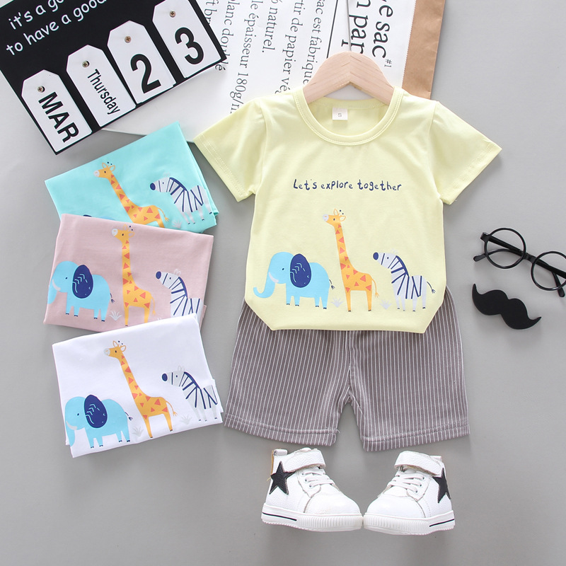 ha1055 เสื้อ+กางเกง size 80-110 จำนวน 4 ตัวต่อแพ็ค