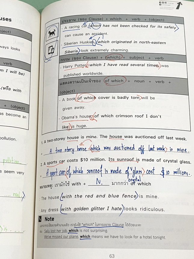 ►ครูพี่แนน Enconcept◄ ครบเซ็ท 6 เล่ม หนังสือกวดวิชาภาษาอังกฤษ Grammar ระดับชั้น ม.ต้น ในเซ็ทมีหนังสือเรียน 3 เล่ม + หนังสือตะลุยโจทย์ 3 เล่ม ในหนังสือเรียนทุกเล่มมี Tips & Tricks เทคนิคลัดในการดูหลักแกรมม่าเยอะมาก มีกฎเหล็ก ข้อห้ามที่ต้องจำ รวมทั้งจุดที่ช