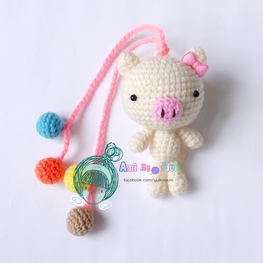 พวงห้อยกระเป๋าหมูพิงค์กี้