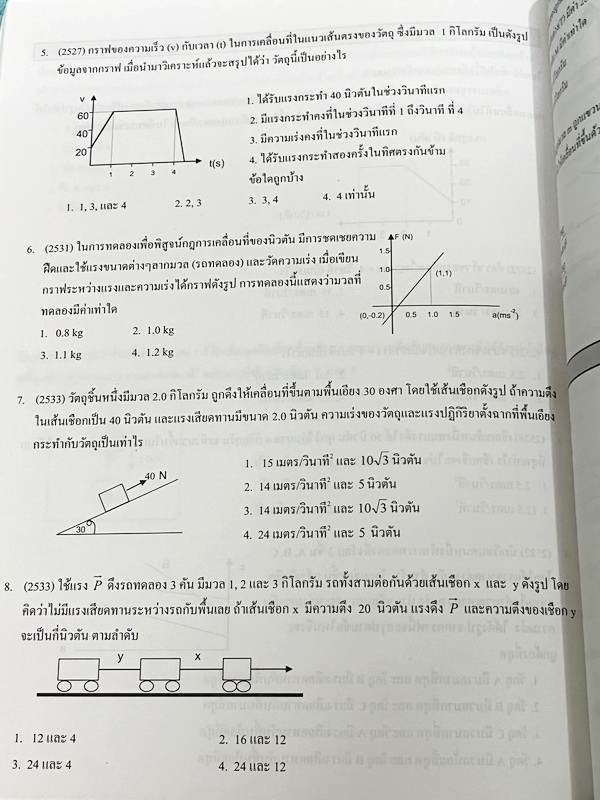 ►Concept Physics◄ อ.กิ่งแก้ว หนังสือกวดวิชาฟิสิกส์ การเคลื่อนที่แนวตรง มวล แรง กฎนิวตัน มีสรุปเนื้อหา สูตรสำคัญ และโจทย์แบบฝึกหัด จดบางหน้า จดอย่างละเอียด มีเฉลยแบบฝึกหัดท้ายบท