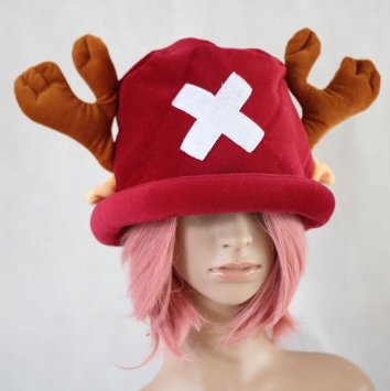 หมวกช๊อปเปอร์ One Piece สีแดงเข้ม