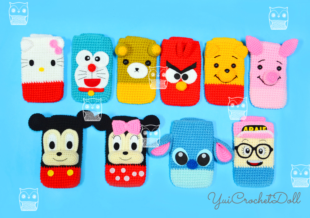 ซองใส่โทรศัพท์มือถือไหมพรม แองกรี้เบิร์ด