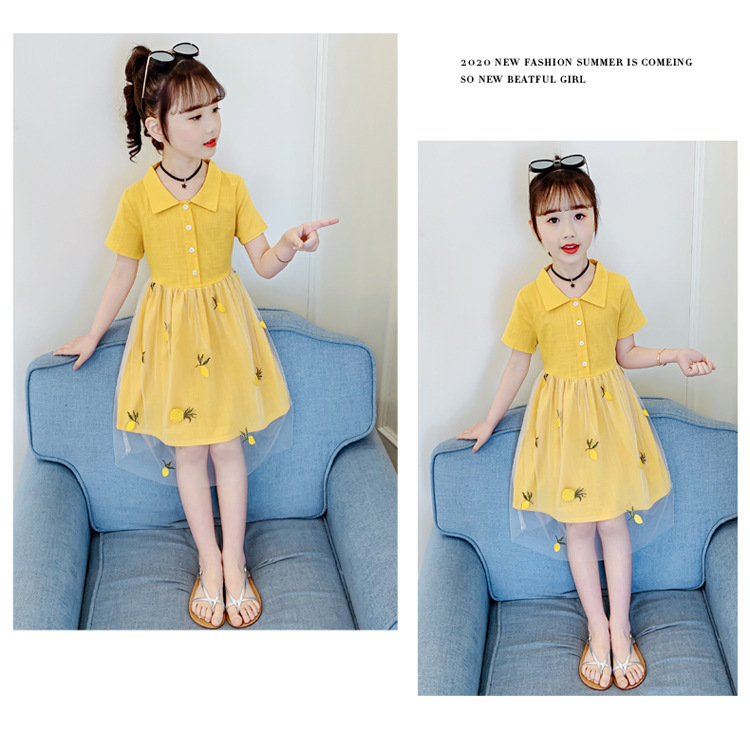 dr4971 เดรส เด็กโต 3 ตัวต่อแพ็ค 110-160 (เลือกไซส์ได้ให้ครบแพ็ค)