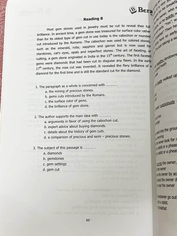 ►Berante◄ หนังสือกวดวิชาภาษาอังกฤษครูพลอย ตะลุยโจทย์สอบเข้า ม.4 มีสรุปแกรมม่าหลักไวยากรณ์สั้นๆกระชับ อาจารย์มีบอกเป็นหลักการ และเทคนิคการทำโจทย์ มีเน้นที่น่าจุดสังเกต ตำแหน่งการวางของคำศัพท์ที่ควรจำ มีโจทย์ test แบบทดสอบ เนื้อหาสรุป เทคนิค ข้อสังเกตต่างๆต