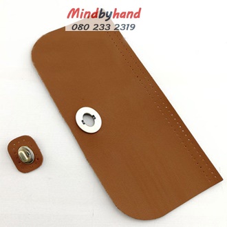 ฝากระเป๋าหนัง / แผ่นหนังปิดฝากระเป๋า ขนาด 23 cm.