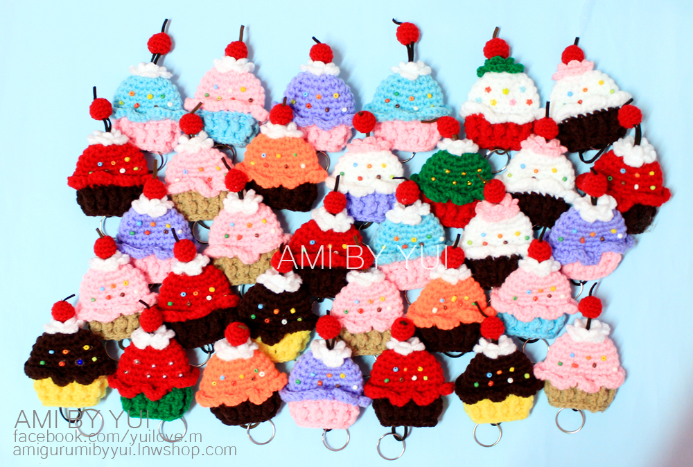 ที่ครอบพวงกุญแจ คัพเค้ก CUPCAKE