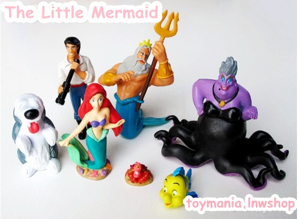 Little Mermaid figures ชุด 10