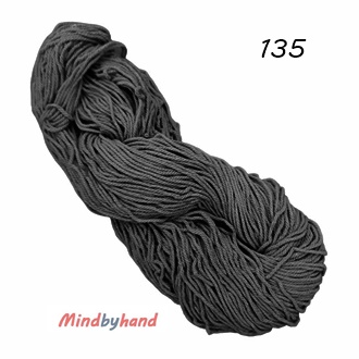 เชือกฟอก แบบไจ 135 สีเทาเข้ม