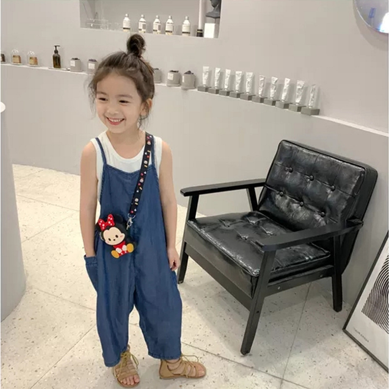 yw1364 เอี๊ยมยีนส์ขายาว ไม่รวมเสื้อ size 7-15 5 ชุดต่อแพ็ค (เลือกไซส์ได้ ให้ครบแพ็ค)